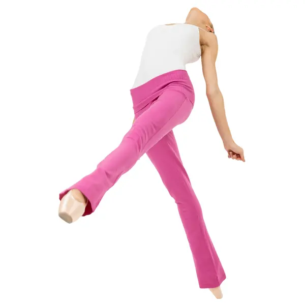 Bloch Flare Pant Rollover, dámske úpletové nohavice