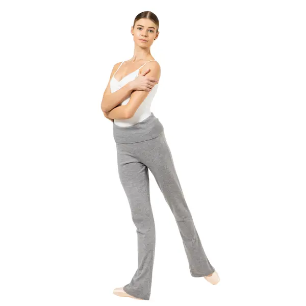 Bloch Flare Pant Rollover, dámske úpletové nohavice