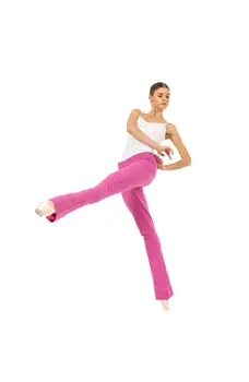 Bloch Flare Pant Rollover, dámske úpletové nohavice