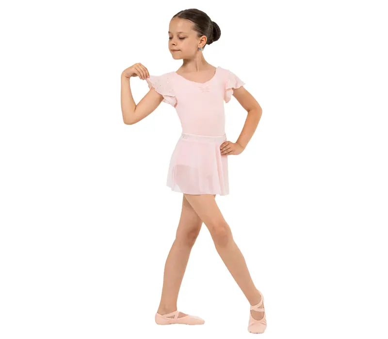 Bloch Mesh pull on skirt Sadie, dievčenská suknička  - Ružová candy Bloch