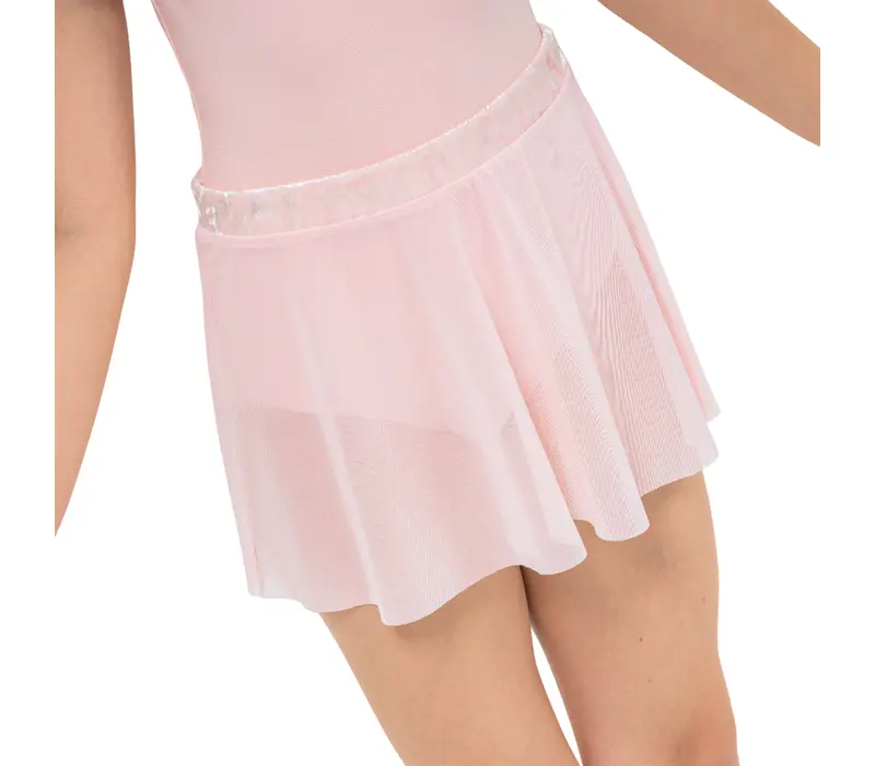 Bloch Mesh pull on skirt Sadie, dievčenská suknička  - Ružová candy Bloch