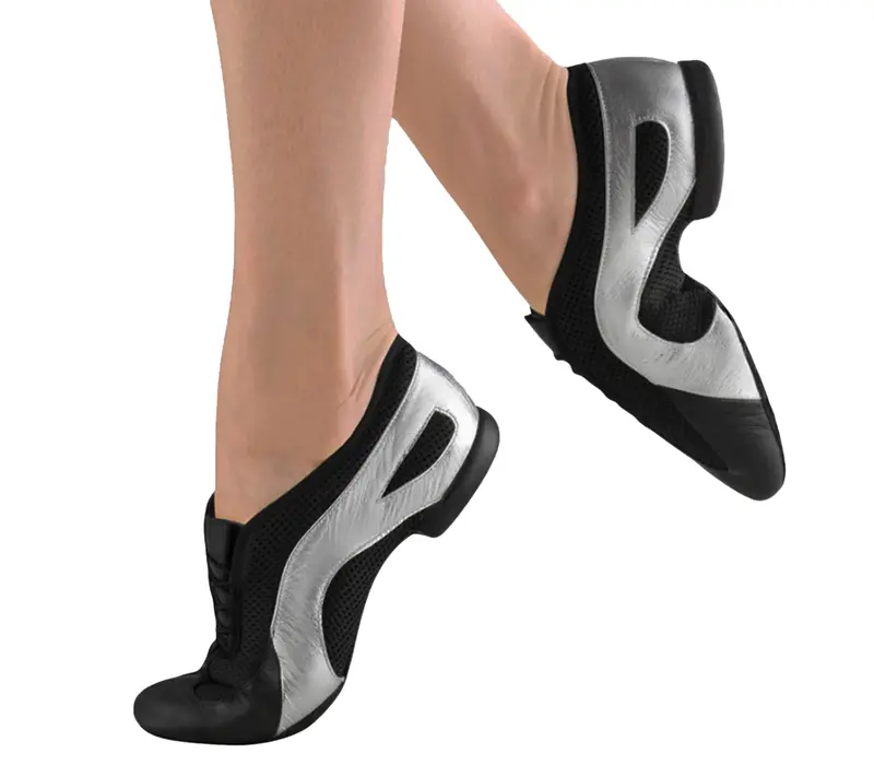 Bloch Slipstream Slip On, jazzovky - Strieborná