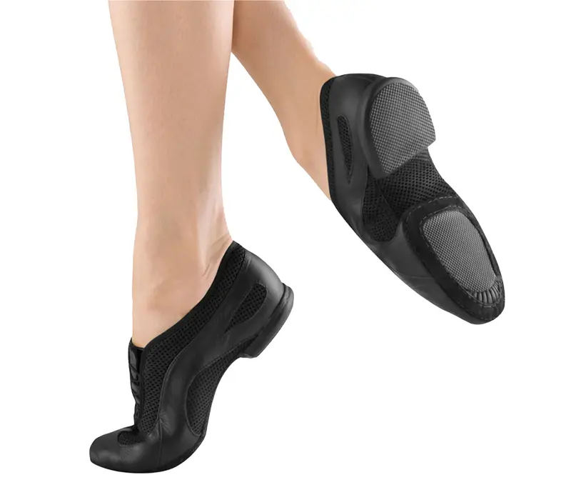 Bloch Slipstream Slip On, jazzovky - Čierna