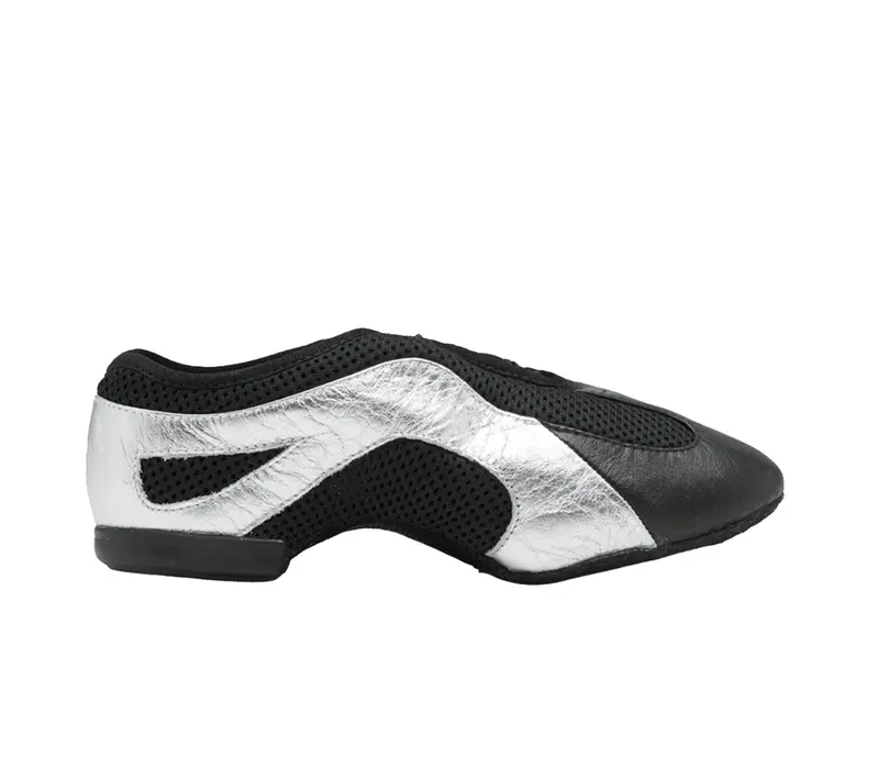 Bloch Slipstream Slip On, jazzovky - Strieborná