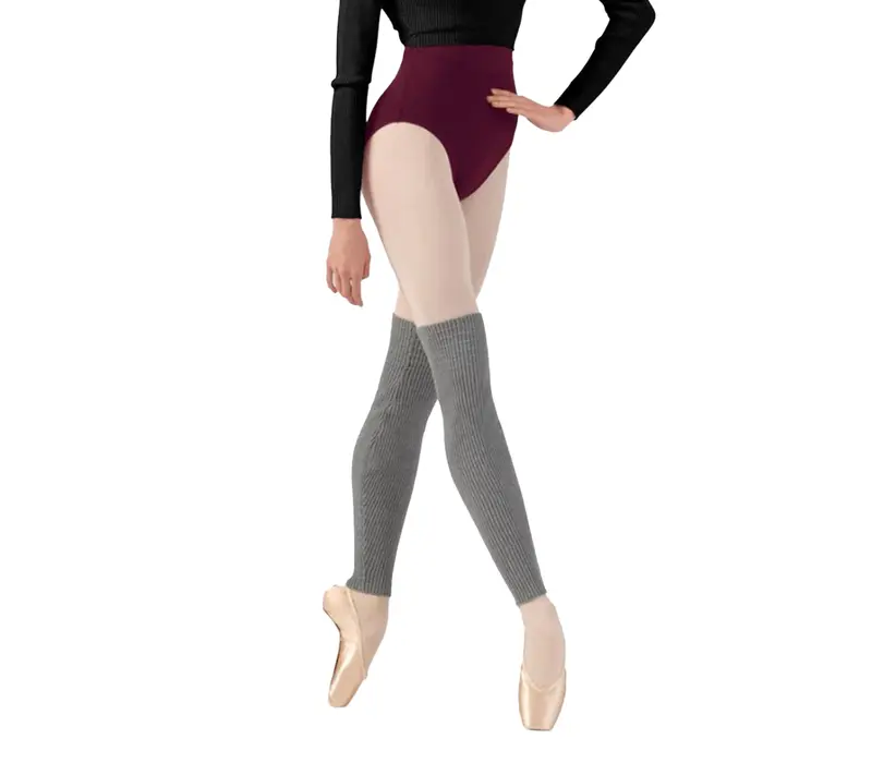 Bloch Rib legwarmer, pletené štucne na tanec - Sivá Bloch Bloch Rib legwarmer, pletené štucne na tanec - Sivá Bloch