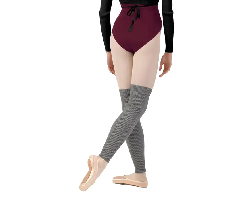 Bloch Rib legwarmer, pletené štucne na tanec Bloch Rib legwarmer, pletené štucne na tanec - Sivá Bloch