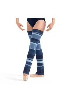 Bloch Striped leg warmers, pruhované štucne nad kolená