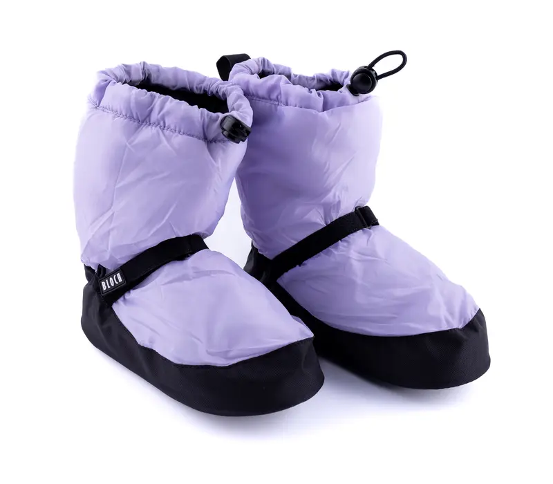 Bloch Booties edícia, jednofarebná zahrievacia obuv - Orgovánová lilac Bloch