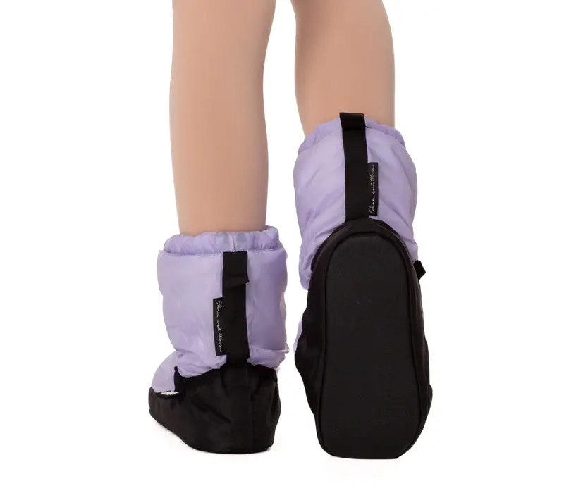 Bloch Booties edícia, jednofarebná zahrievacia obuv - Orgovánová lilac Bloch