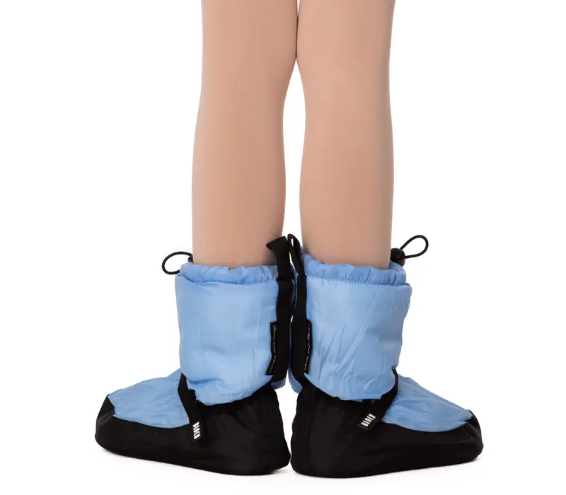 Bloch Booties edícia, jednofarebná zahrievacia obuv - Modrá - light blue