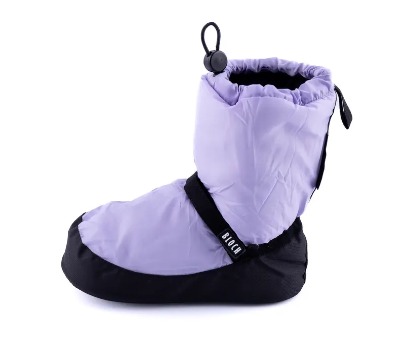 Bloch Booties edícia, jednofarebná zahrievacia obuv pre deti - Orgovánová lilac Bloch