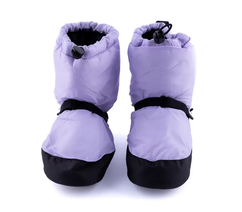 Bloch Booties edícia, jednofarebná zahrievacia obuv pre deti - Orgovánová lilac Bloch