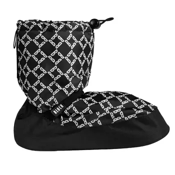 Bloch crazy printed booties, zahrievacia obuv  - Čierna diamond Bloch