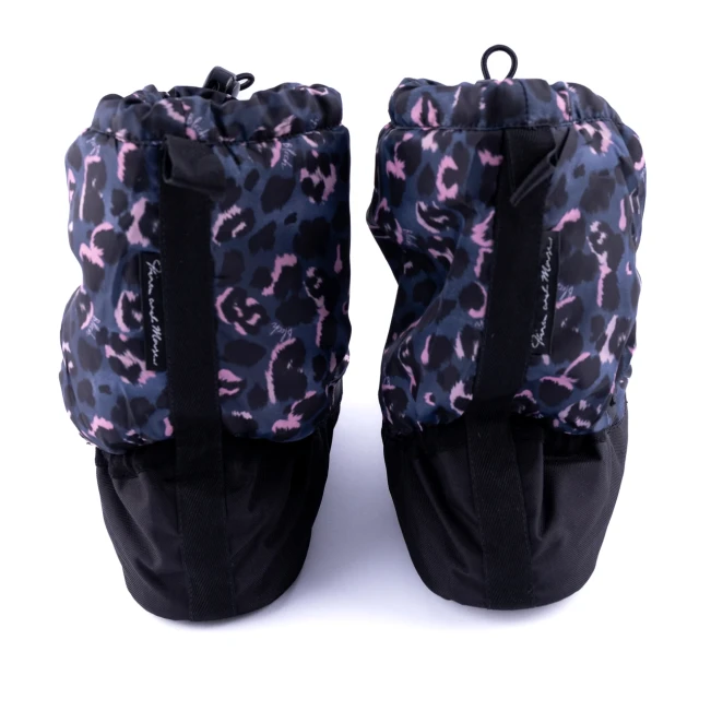 Bloch booties edícia so vzorom, dámska zahrievacia obuv - čierna zviera Bloch Bloch booties edícia so vzorom, dámska zahrievacia obuv - čierna zviera Bloch