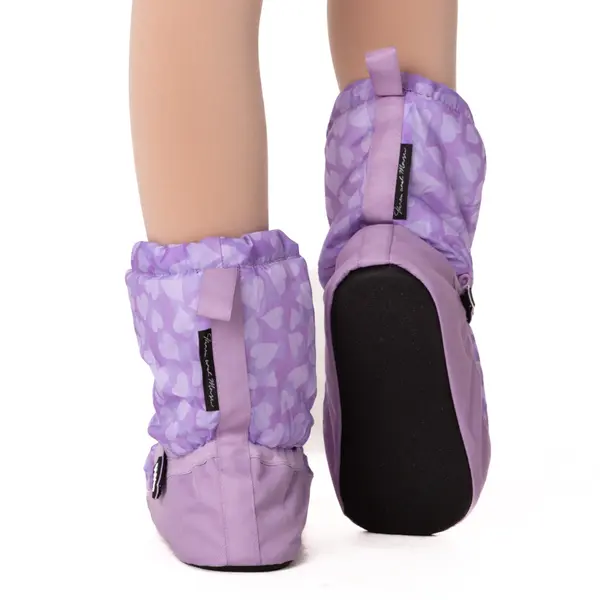 Bloch booties edícia so vzorom, zahrievacia obuv 