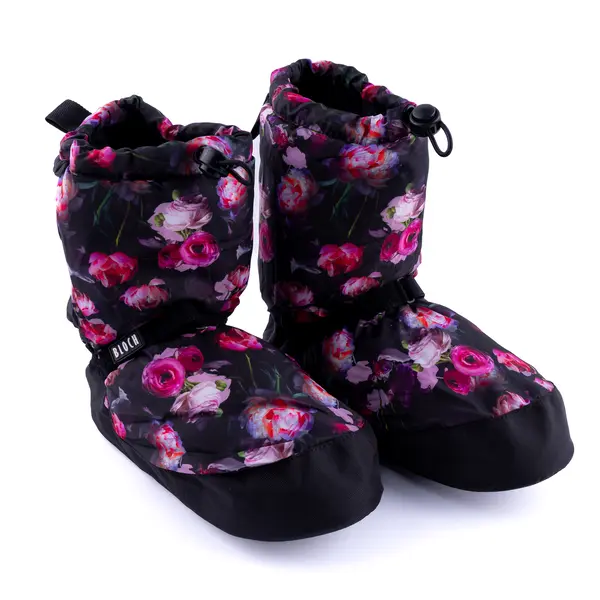 Bloch booties edícia so vzorom, zahrievacia obuv 