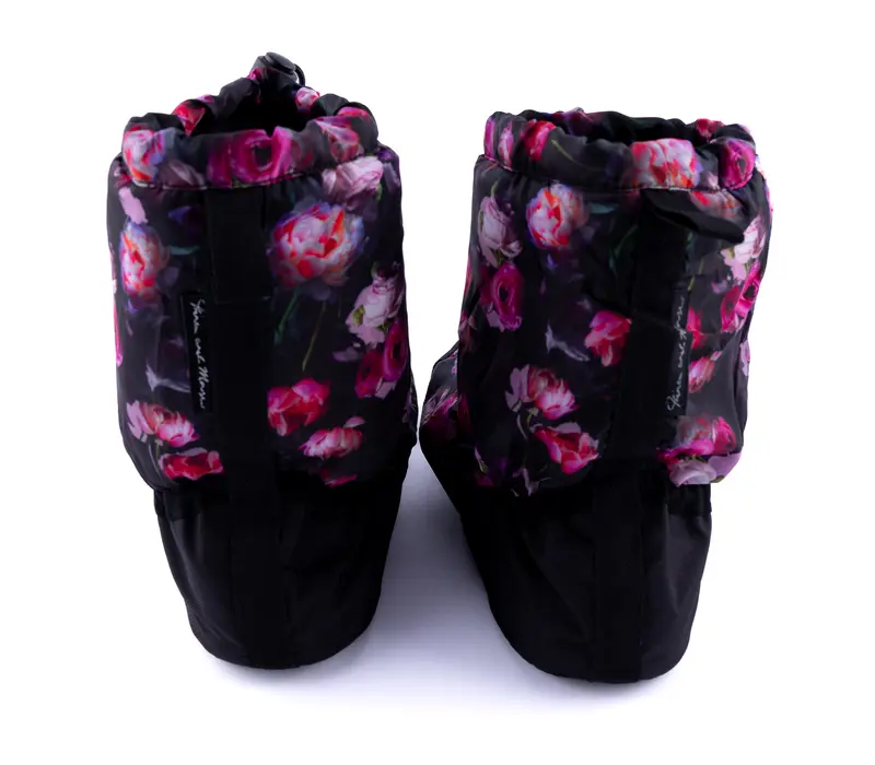 Bloch booties edícia so vzorom, zahrievacia obuv  - kvety Bloch