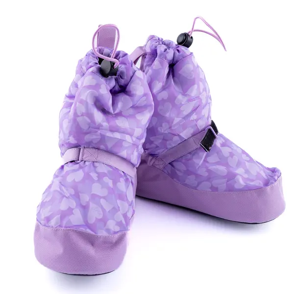 Bloch booties edícia so vzorom, zahrievacia obuv 