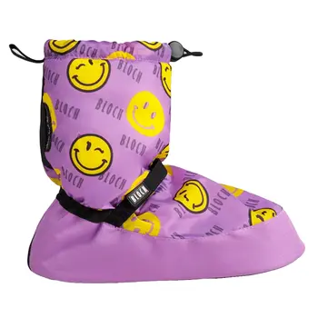 Bloch crazy printed booties, zahrievacia obuv  - Smiley Print Bloch