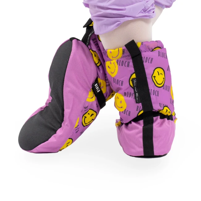 Bloch crazy printed booties, zahrievacia obuv - Smiley Print Bloch Bloch crazy printed booties, zahrievacia obuv - Smiley Print Bloch