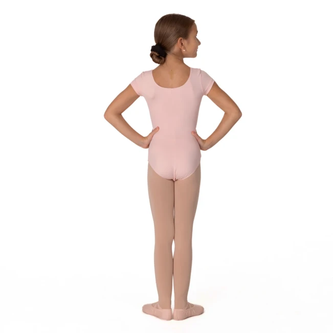 Bloch Dujour, dievčenský dres s krátkym rukávom - Ružová candy Bloch