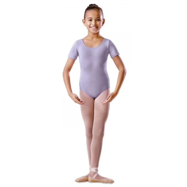 Bloch basic dres s krátkym rukávom - Orgovánová lilac Bloch Bloch basic dres s krátkym rukávom - Orgovánová lilac Bloch