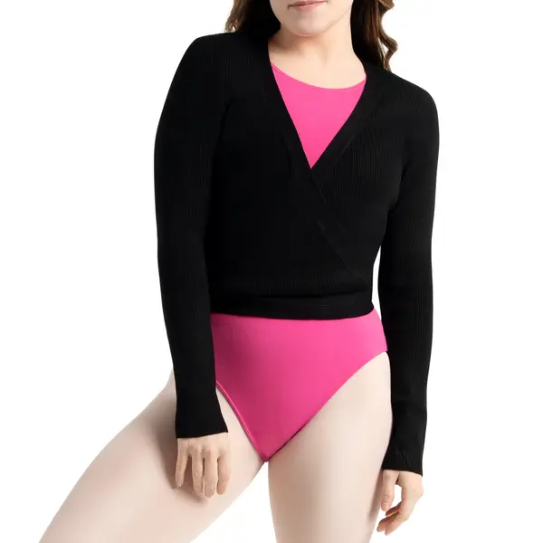 Knit Wrap Sweater, dámsky sveter  