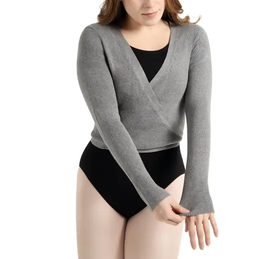 Knit Wrap Sweater, dámsky sveter  