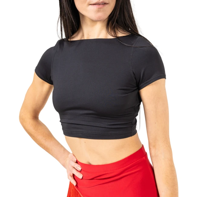 Capezio Clover Crop Top, dámsky latino top Capezio Clover Crop Top, dámsky latino top