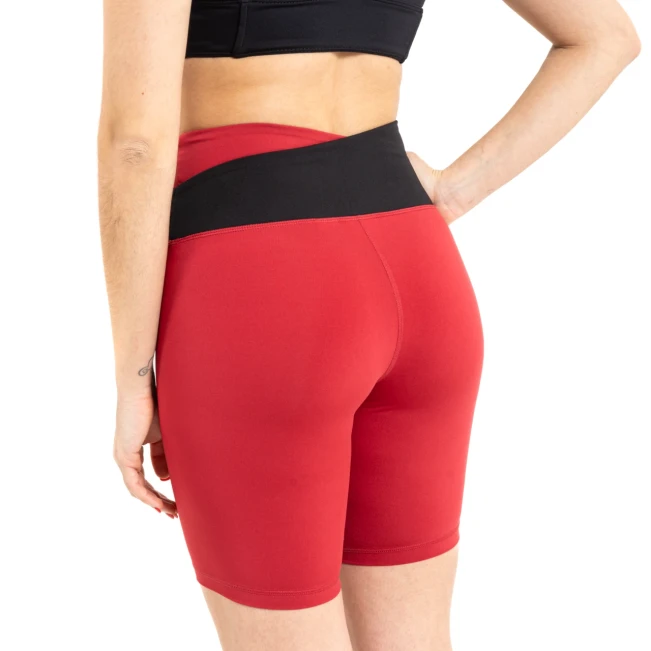 Capezio C'est La Vie Enchante Bike Short, dámske šortky s dĺžkou na stehná Capezio C'est La Vie Enchante Bike Short, dámske šortky s dĺžkou na stehná - Červená scarlet Capezio