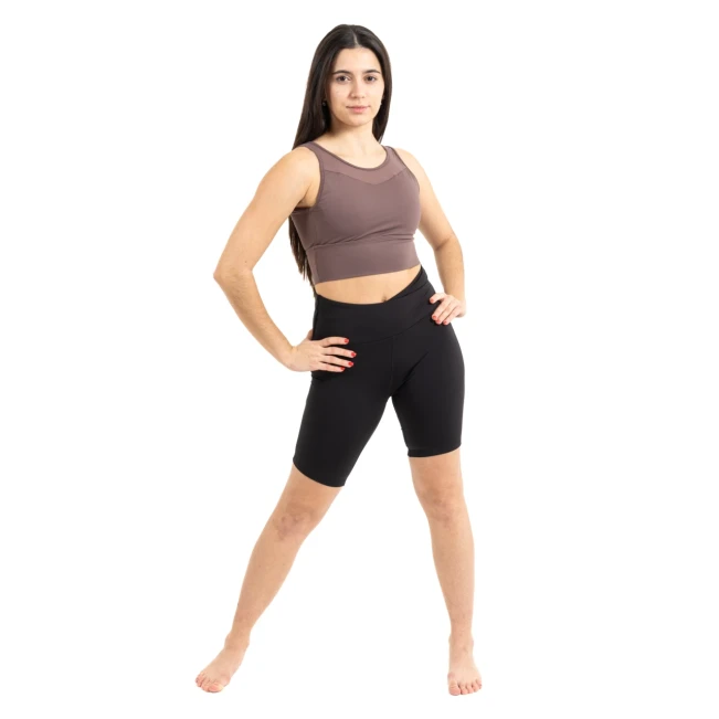 Capezio C'est La Vie Enchante Bike Short, dámske šortky s dĺžkou na stehná Capezio C'est La Vie Enchante Bike Short, dámske šortky s dĺžkou na stehná - Čierna