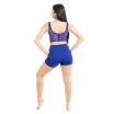 Capezio Bella Notte Vita Side Panel Short, šortky pre dámy - Spektrum modré
