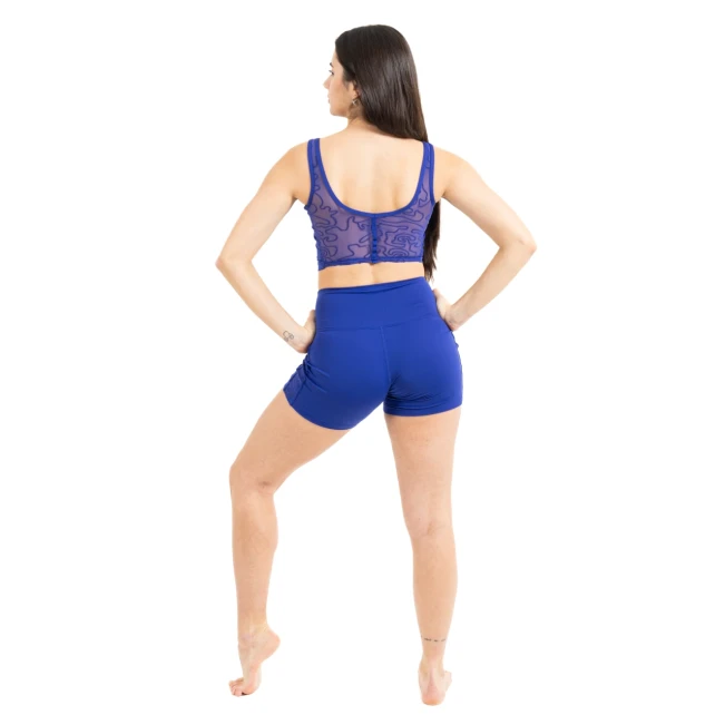 Capezio Bella Notte Vita Side Panel Short, šortky pre dámy - Spektrum modré
