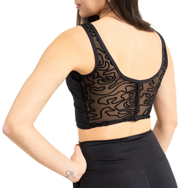 Capezio Bella Notte Dolce Tank, dámsky top - Čierna