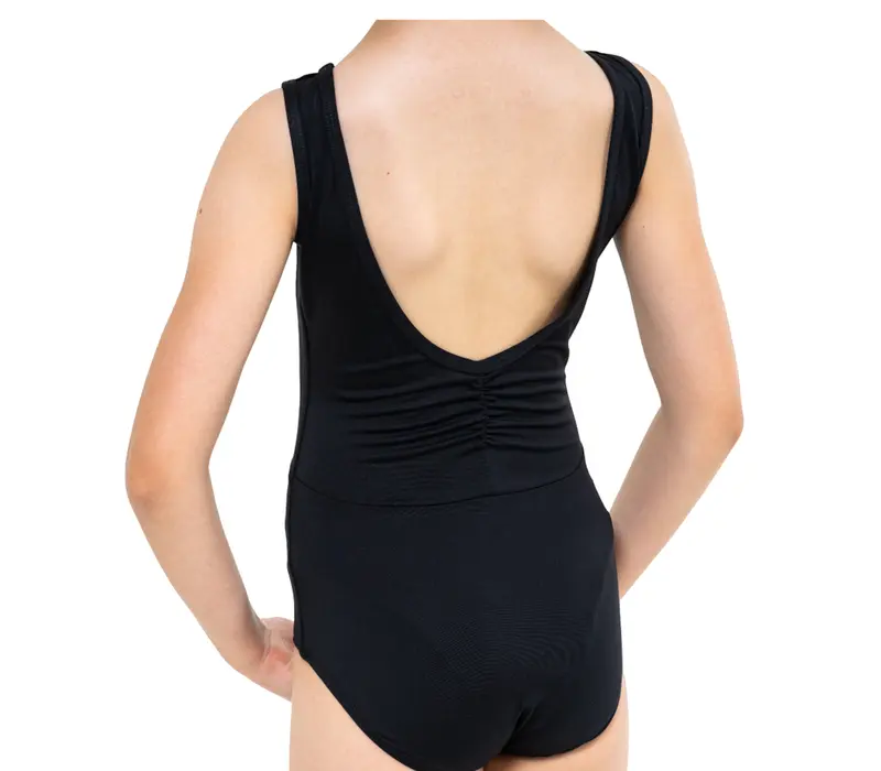 Capezio Eloise leotard, dres pre dievčatá  - Čierna
