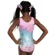 Capezio Glimmer Leotard, dievčenský gymnastický dres