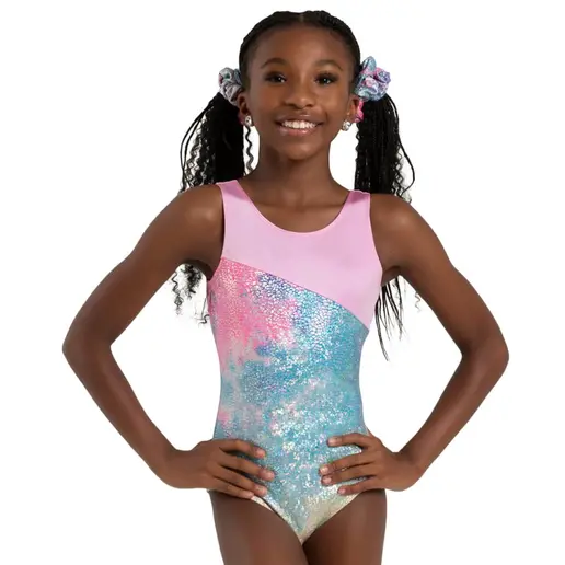 Capezio Glimmer Leotard, dievčenský gymnastický dres