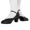 Capezio Jr Footlight, charakterky - Hnedá tan Capezio