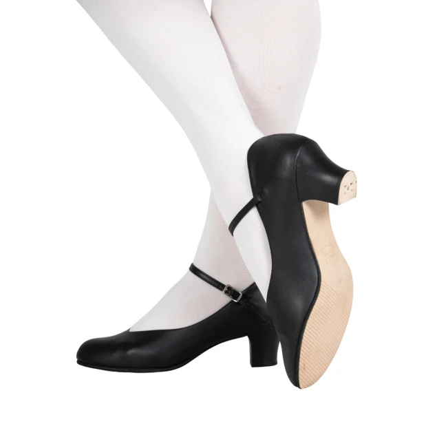 Capezio Jr Footlight, charakterky - Hnedá tan Capezio