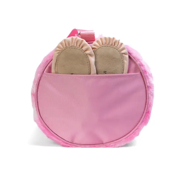 Capezio Faux Fur Dance Duffle, dievčenská taška 