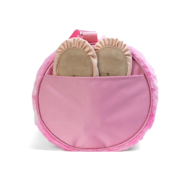 Capezio Faux Fur Dance Duffle, dievčenská taška Capezio Faux Fur Dance Duffle, dievčenská taška
