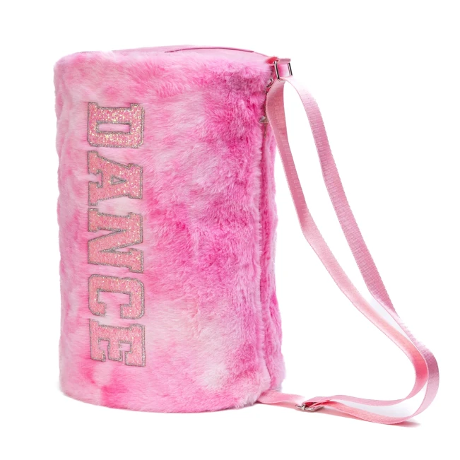 Capezio Faux Fur Dance Duffle, dievčenská taška Capezio Faux Fur Dance Duffle, dievčenská taška