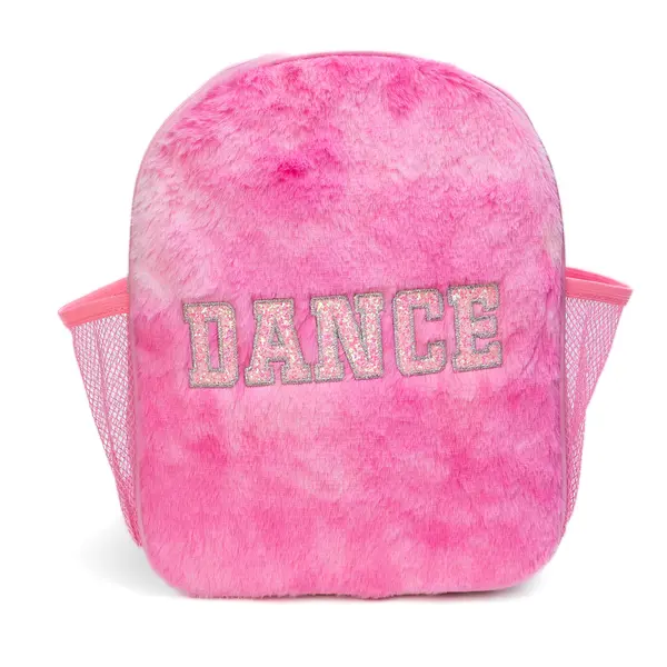 Capezio Faux Fur Dance Backpack, dievčenský batoh