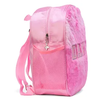 Capezio Faux Fur Dance Backpack, dievčenský batoh