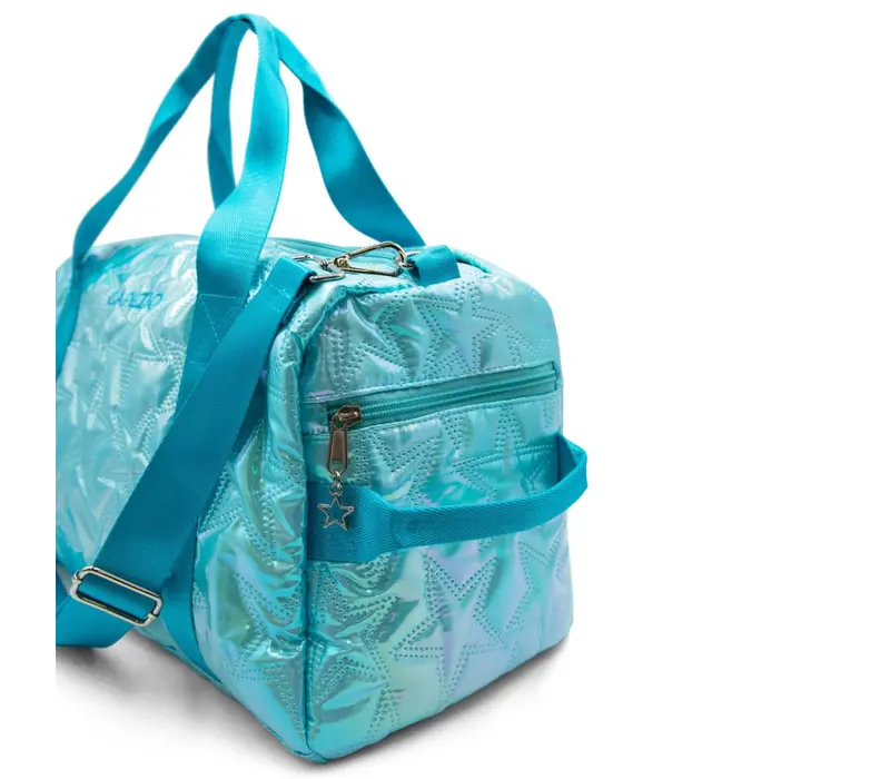 Capezio Metallic star travel duffle, taška  - Tyrkysová Metallic Turquoise Capezio