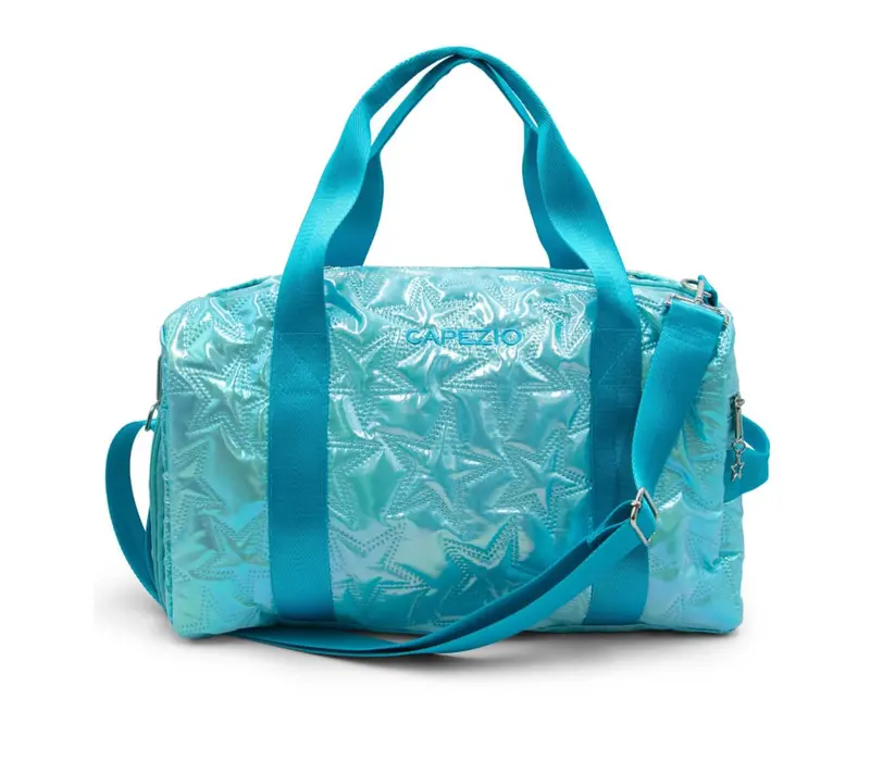 Capezio Metallic star travel duffle, taška  - Tyrkysová Metallic Turquoise Capezio