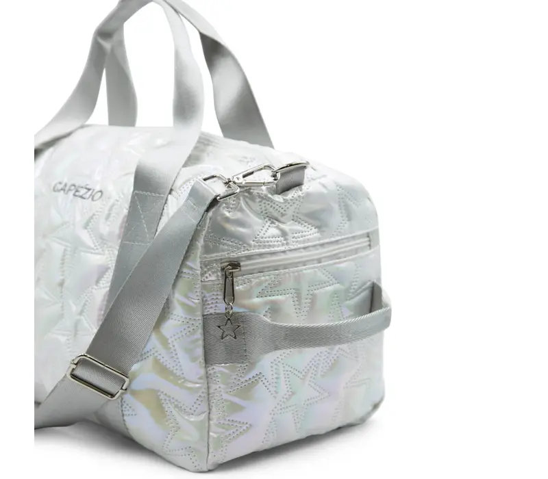 Capezio Metallic star travel duffle, taška  - Strieborná Metallic Silver Capezio