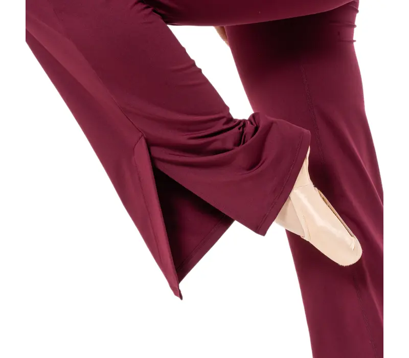 Capezio Beguile Pant, dámske nohavice - Vínová Windsor Wine Capezio