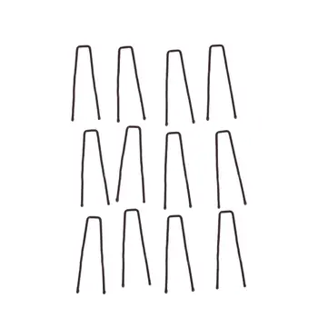 Bunheads, vlásenky s dĺžkou 5 cm - Hnedá