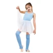 Capezio detský baletný dres s opaskom na hrubé ramienka